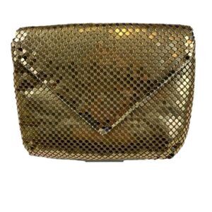 Apri Nights Vintage Gold Mesh Clutch Purse